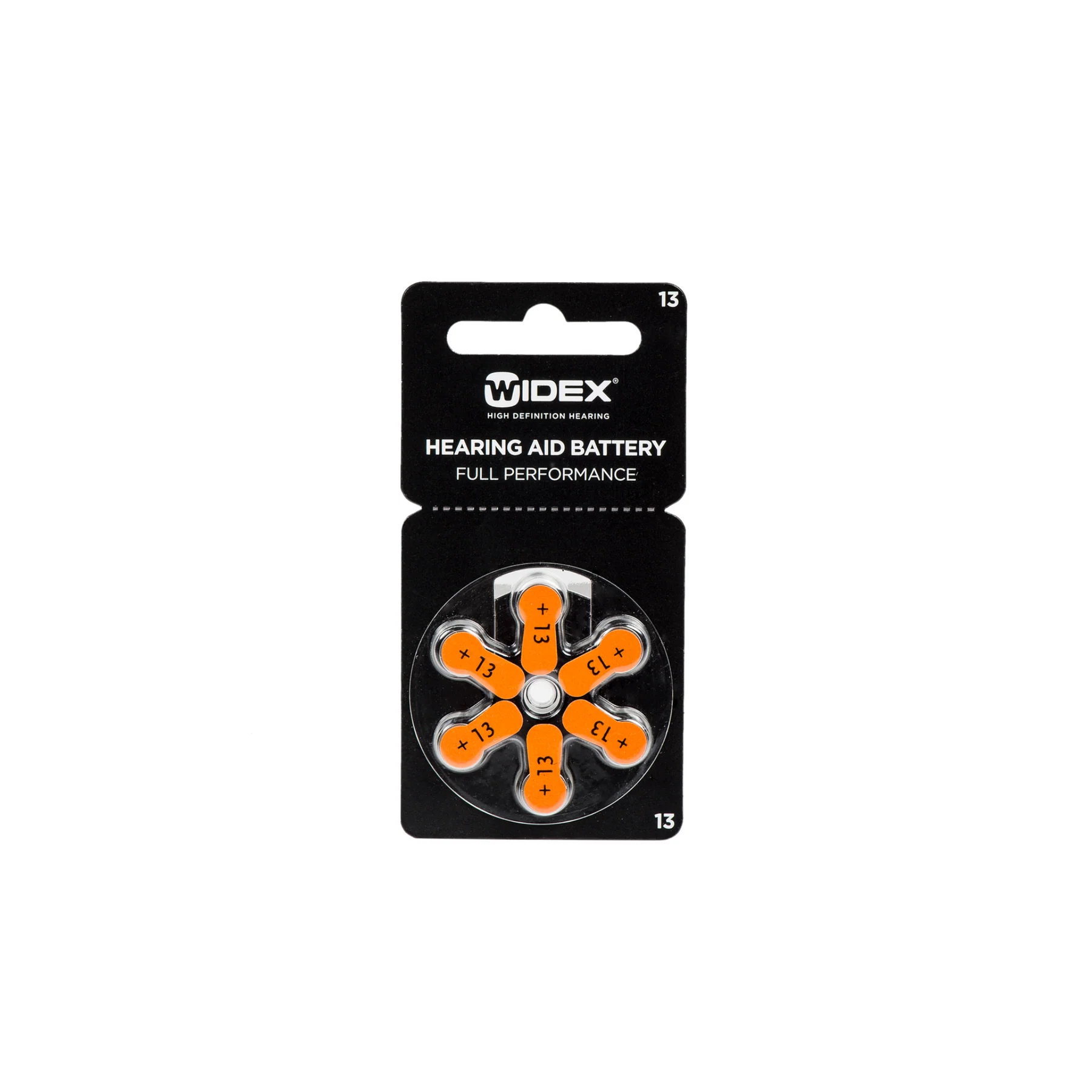 Widex batteri 6-pack Typ 13